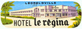 Leopolville Luggage Label Vintage A4 Photo Print