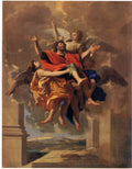 Leravissementdesaintpaul1650 Poussin Impressionism A4 Photo Print