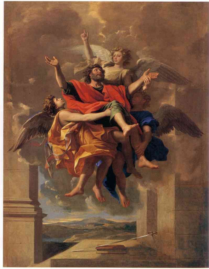 Leravissementdesaintpaul1650 Poussin Impressionism A4 Photo Print
