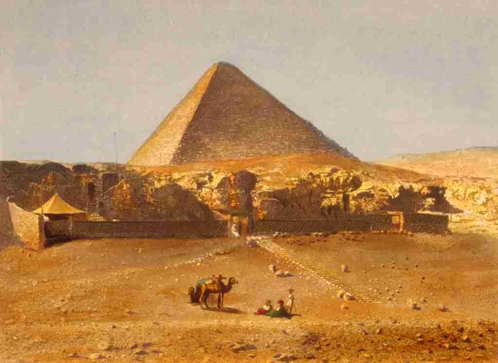 Lerebours Noël Paymal 1807 1873 Pyramid of Cheops 1842 A4 Photo Print