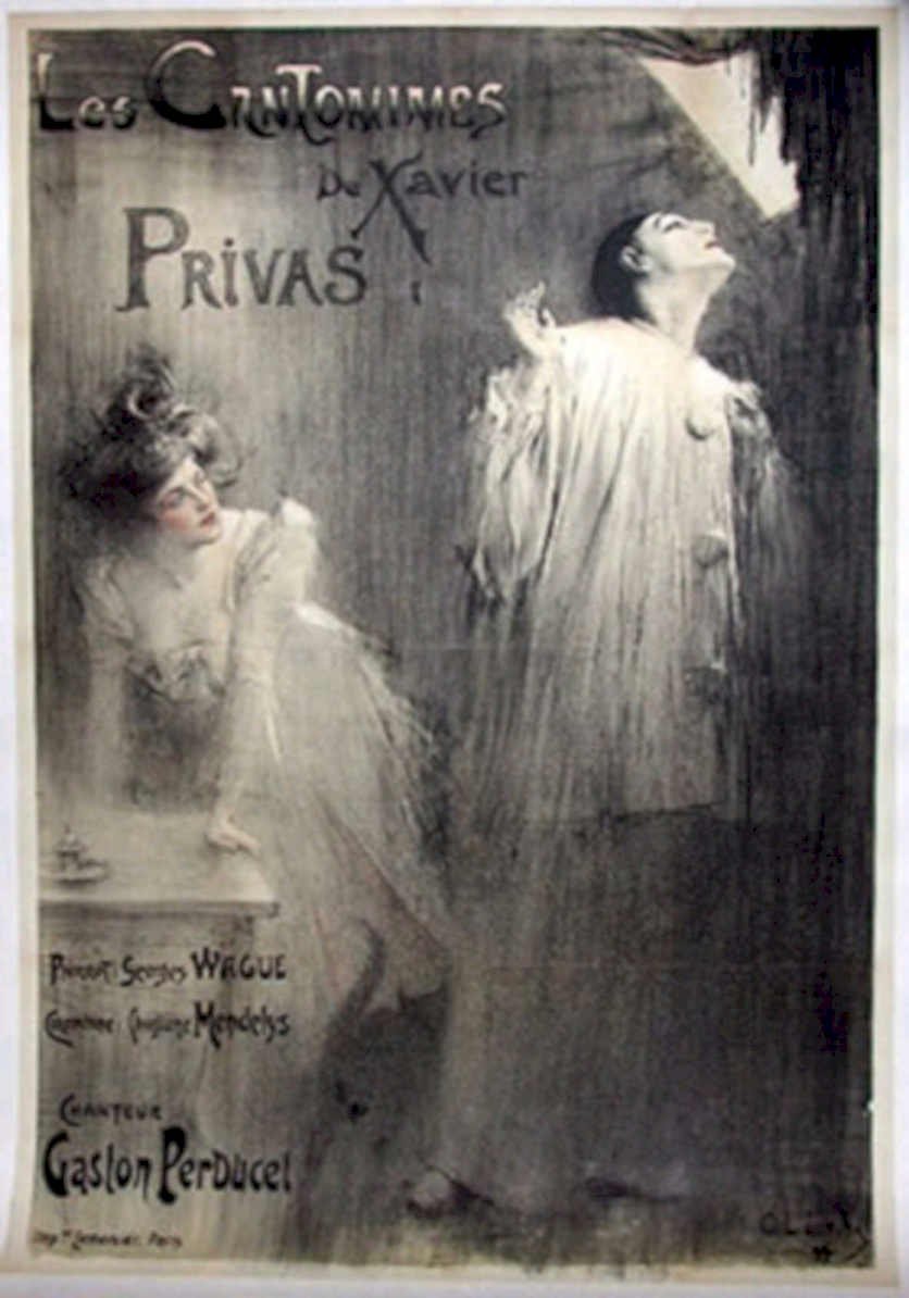 Les Crinoline Privas Vintage Retro Advert Poster A4 Photo Print