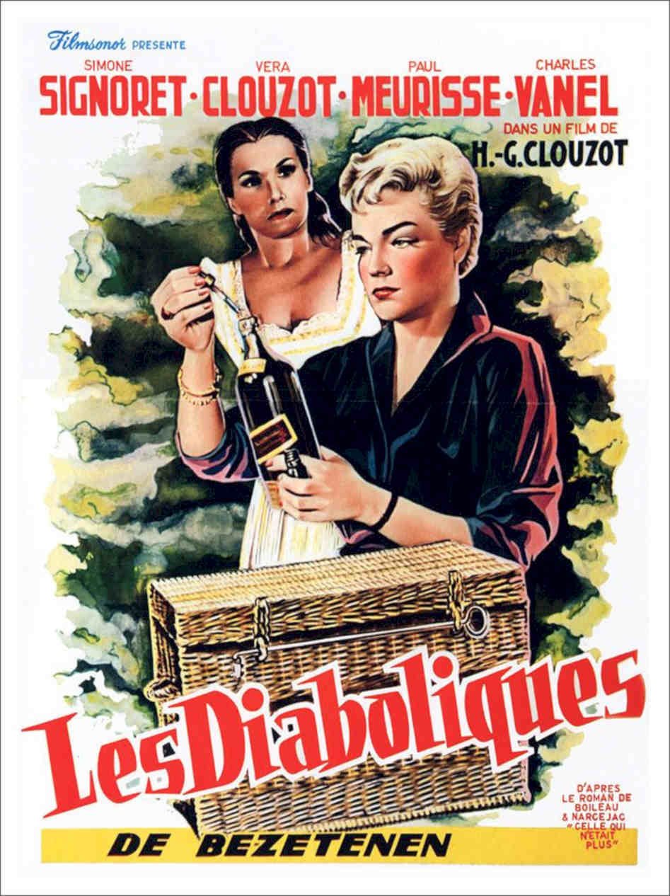 Les Diaboliques Belgian Movie Poster Vintage Retro Advert Poster A4 Photo Print