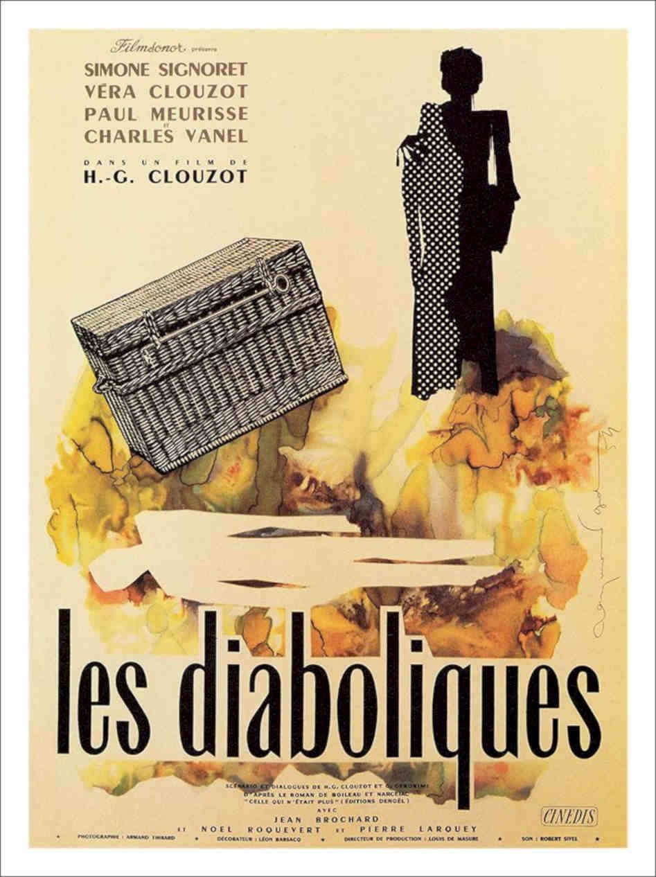 Les Diaboliques Vintage Retro Advert Poster A4 Photo Print