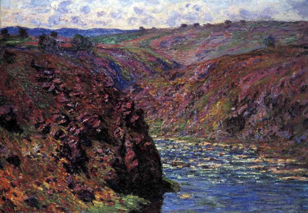 Les Eaux Semblantes In The Sunlight Monet A4 Photo Print