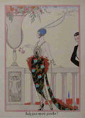 Les Feuillets D Art Laissez Moi Seule George Barbier A4 Photo Print