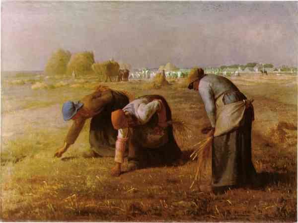 Les Glaneuses 1857 by Millet Impressionism A4 Photo Print