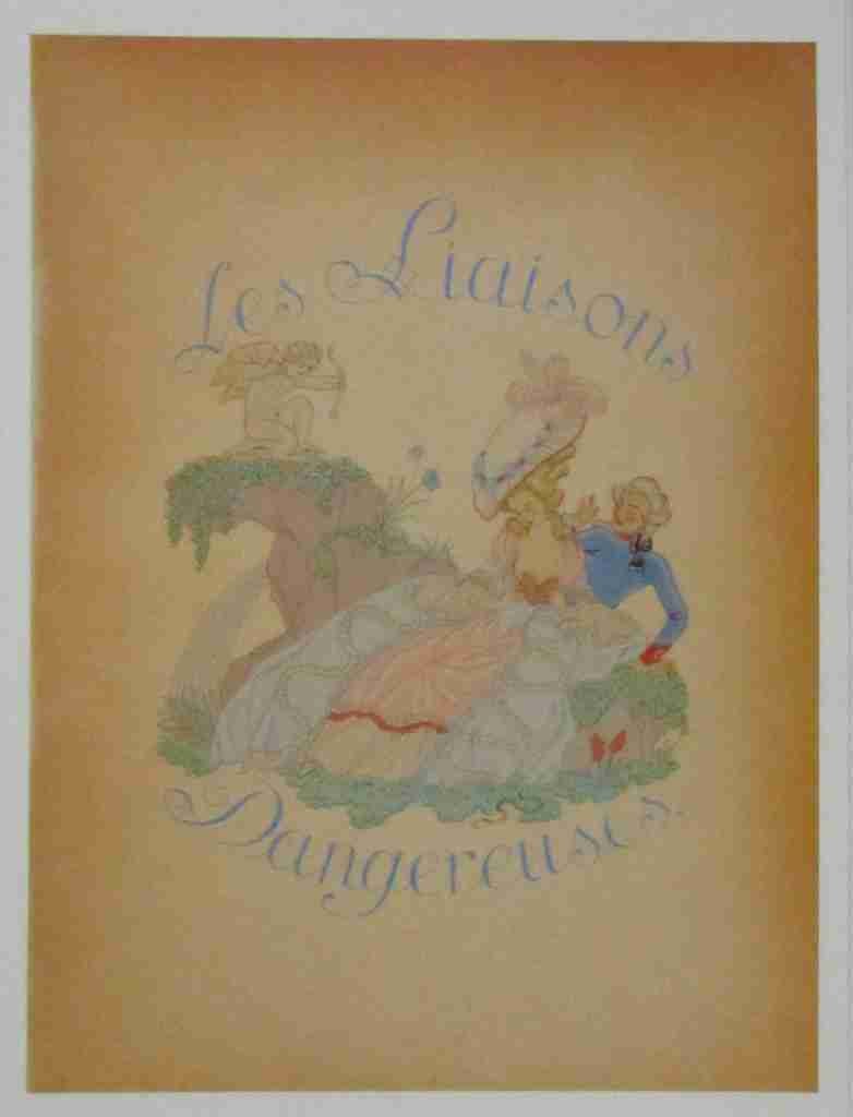 Les Liaisons Dangereuses Cover By George Barbier A4 Photo Print