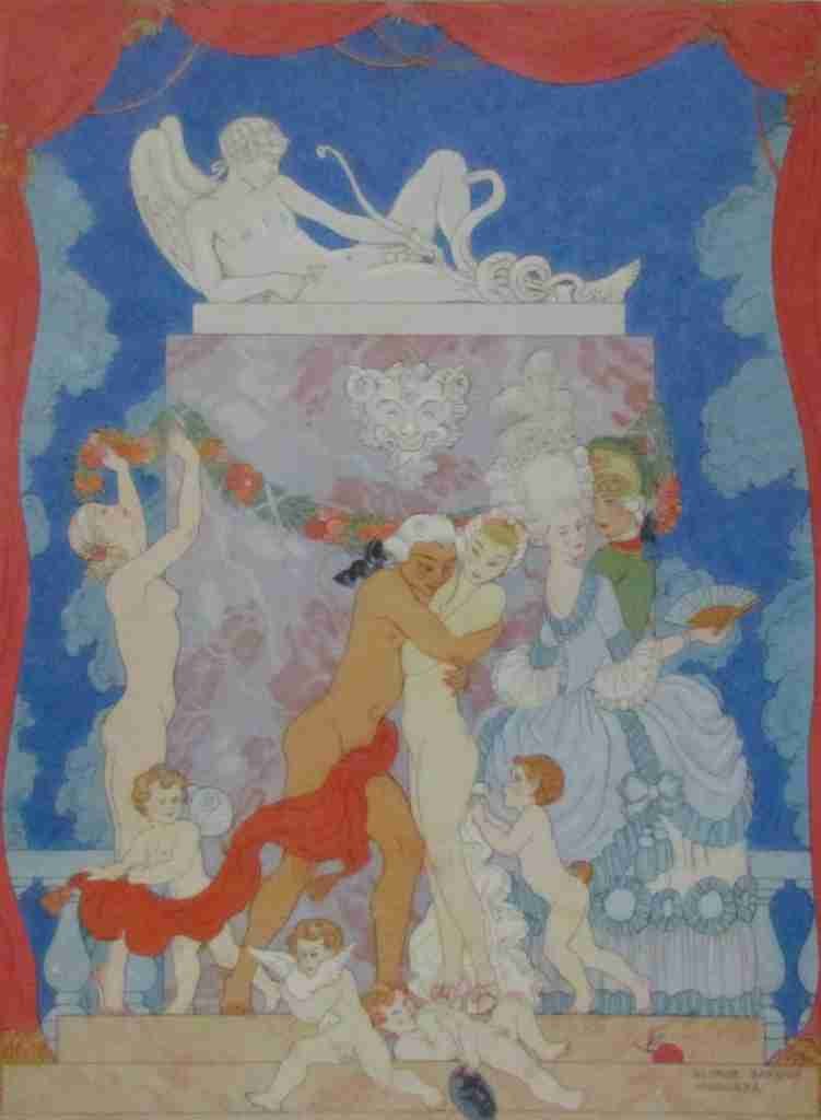 Les Liaisons Dangereuses George Barbier Mxmxxx A4 Photo Print