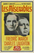 Les Miserables 1935 02  film star poster A4 Photo Print