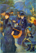 Les Para Pluies Renoir A4 Photo Print
