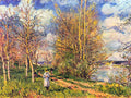 Les Petits Pres Au Printemps Sisley A4 Photo Print