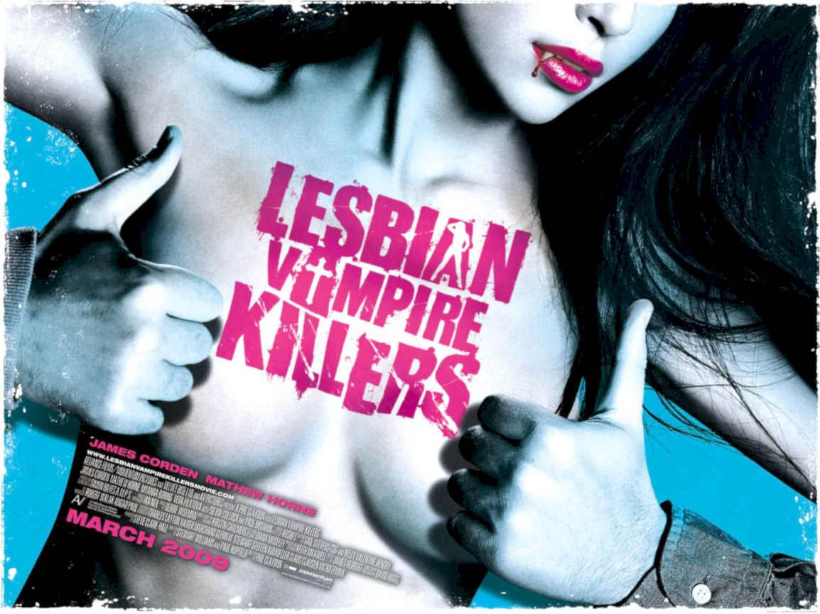 Lesbian Vampire Killers Vintage Retro Advert Poster A4 Photo Print
