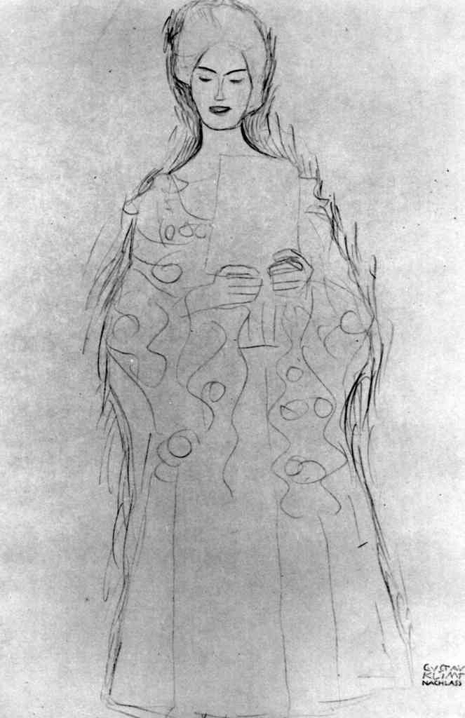 Lesendes Girls Ii Klimt A4 Photo Print