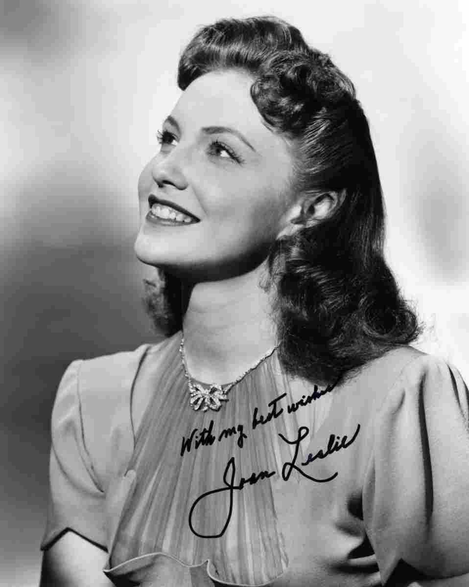 Leslie Joan 3 With Signature film star poster A4 Photo Print
