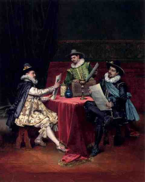 Lesrel Adolphe Alexandre The Collectors A4 Photo Print