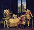 Lesrel Adolphe Alexandre The Game Of Cards A4 Photo Print