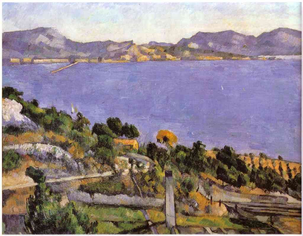 Lestaquevuedugolfedemarseille1878 Cezanne A4 Photo Print