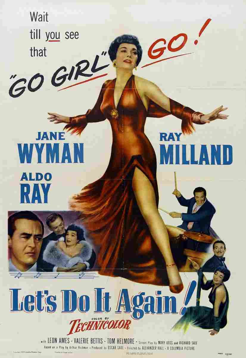 Lets Do It Again 1953 01  film star poster A4 Photo Print
