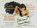 Letter From an Unknown Woman 02  film star poster A4 Photo Print
