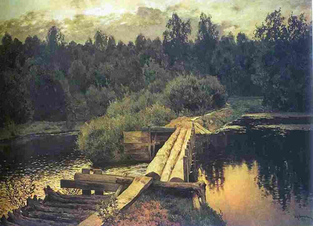 Lev By the Mill Pond Art A4 Photo Print