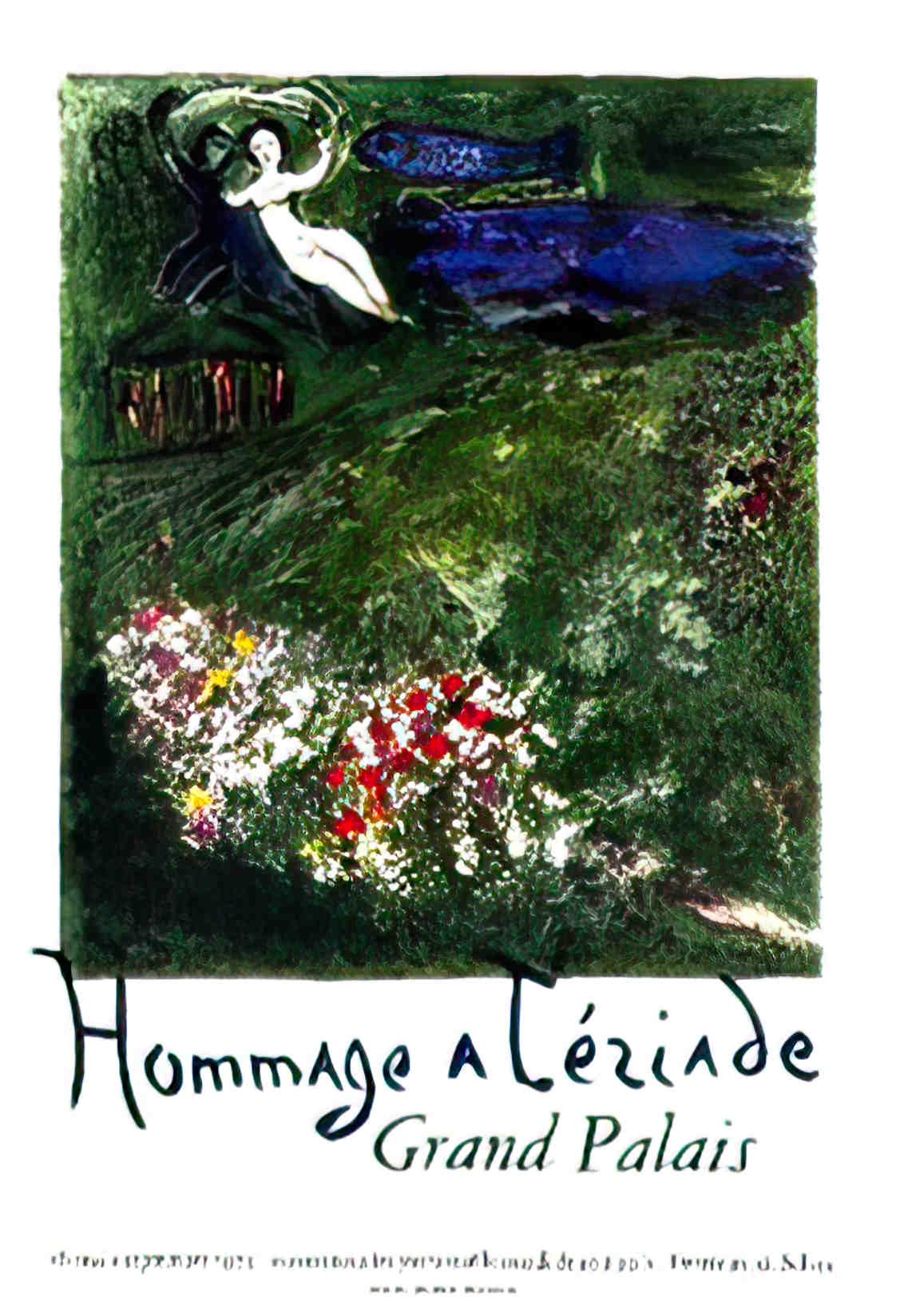 Leverger Chagall Advert A4 Photo Print
