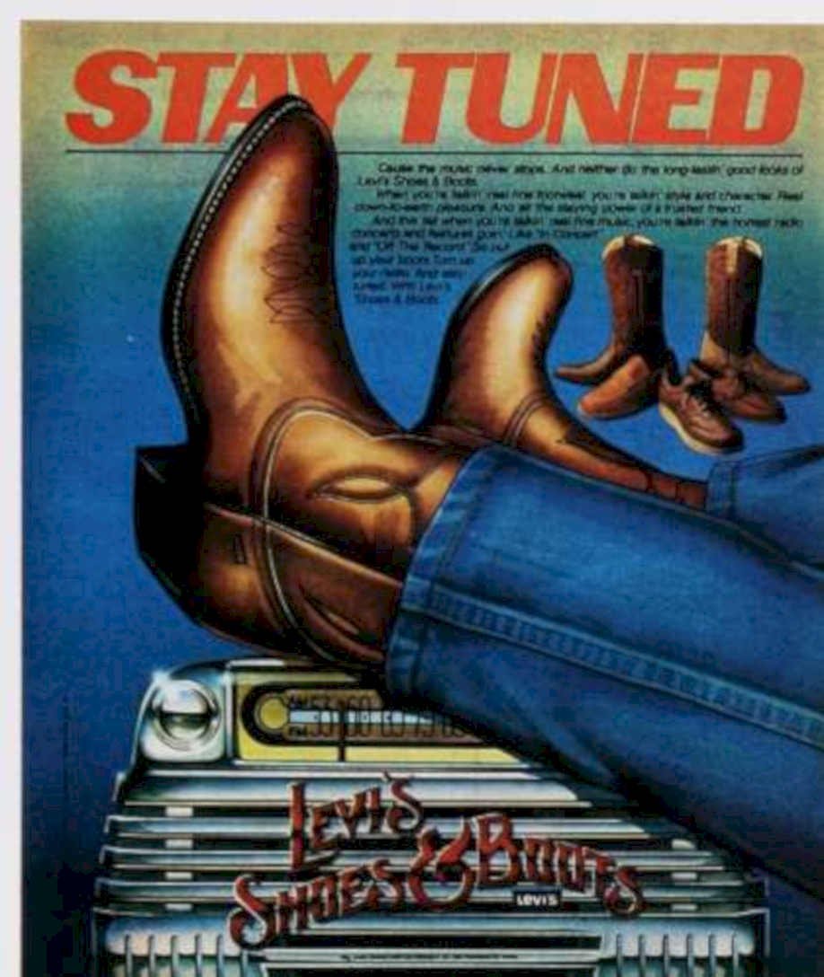 Levi S Boots 1 Vintage Retro Advert Ads A4 Photo Print