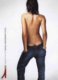 Levis Jeans Darkwash Vintage Retro Advert Poster A4 Photo Print