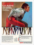 Levis Vintage Retro Advert Poster A4 Photo Print