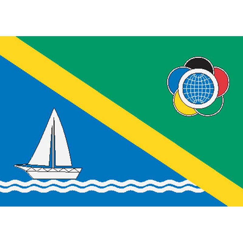 Levoberezhny Mos Flag N2704 A4 Photo Print