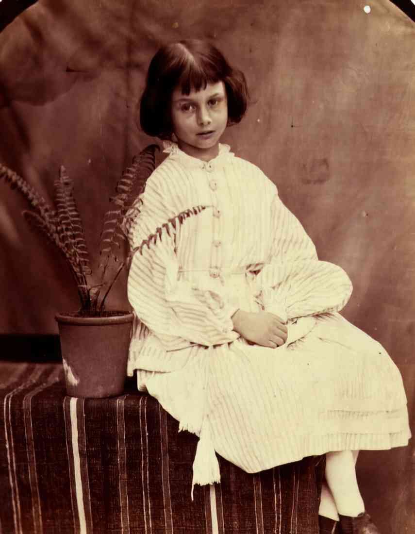 Lewis Carroll alice liddell 1860 A4 Photo Print