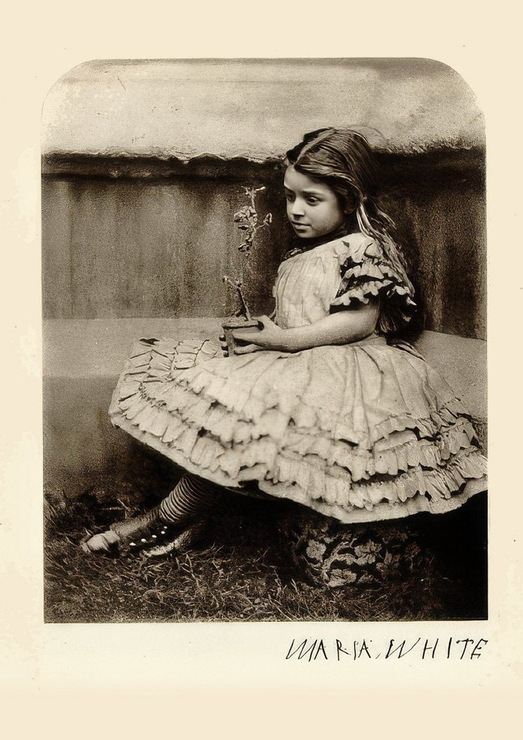 Lewis Carroll maria white 1864 A4 Photo Print