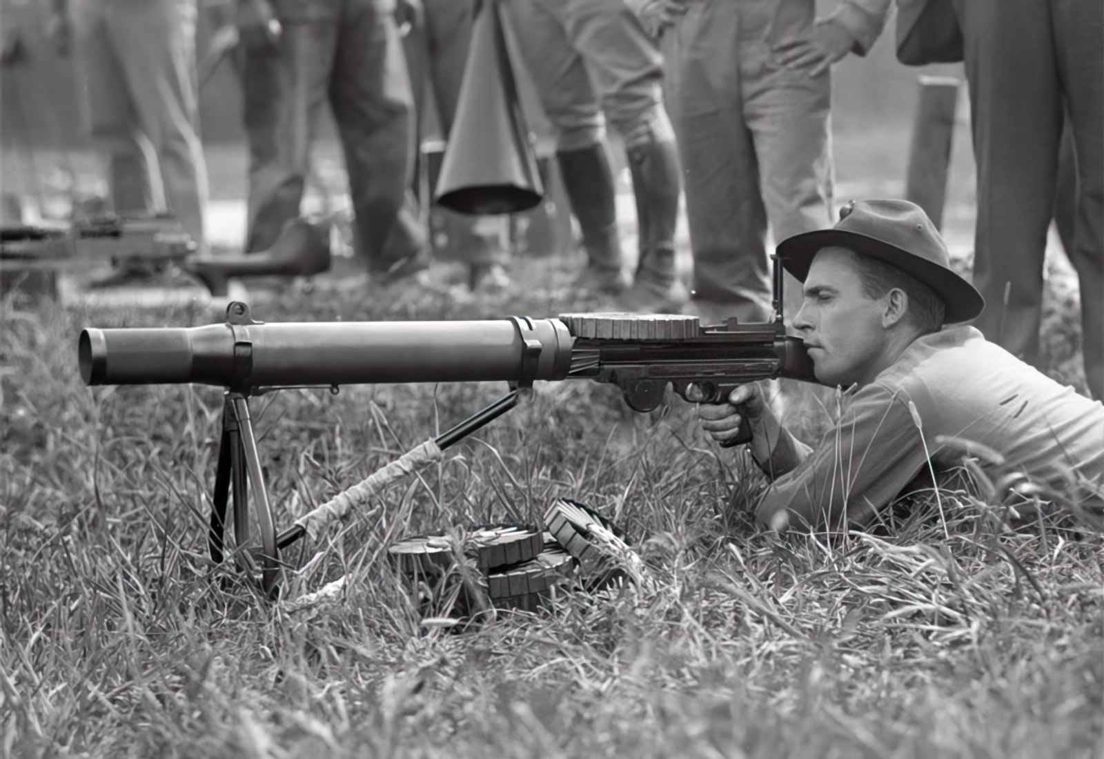 Lewis Machine Gun A4 Photo Print
