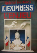 Lexpress Special Elections Vintage Retro Advert Ads A4 Photo Print
