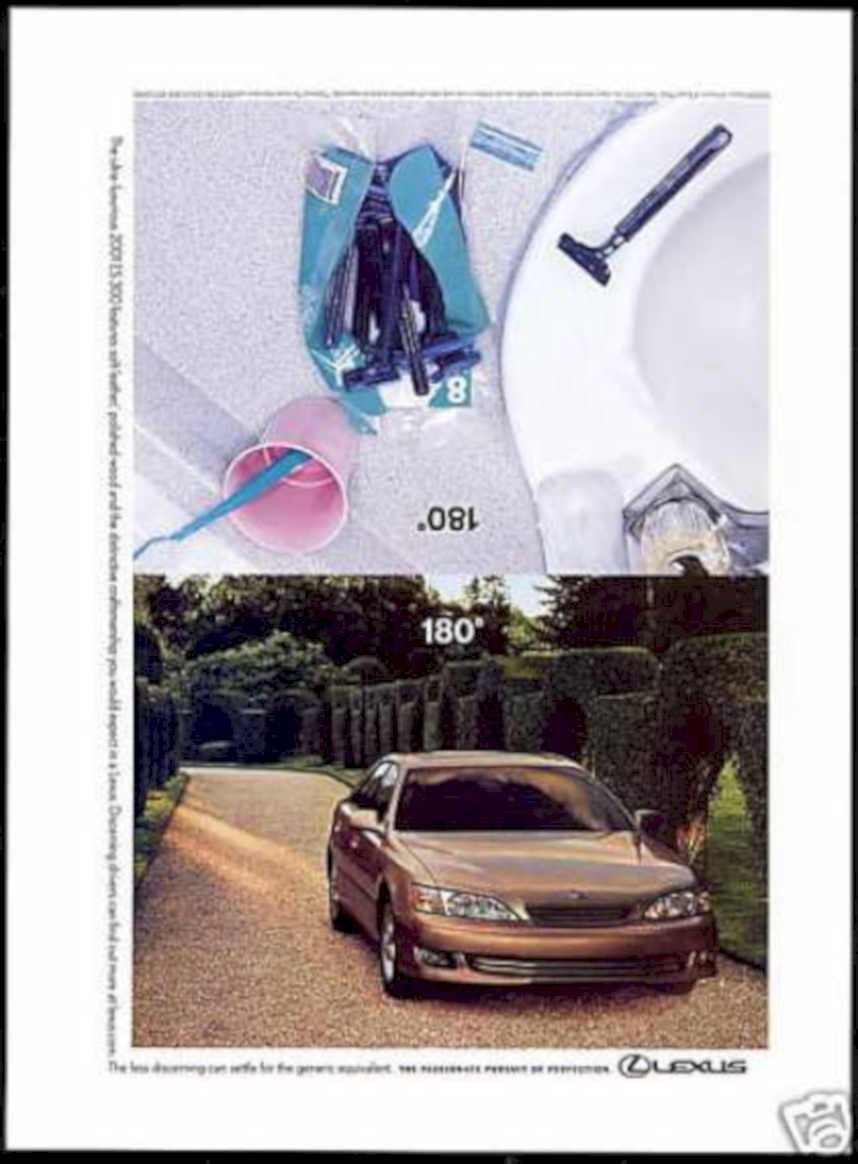 Lexus Dream Scene Vintage Retro Advert Ads A4 Photo Print