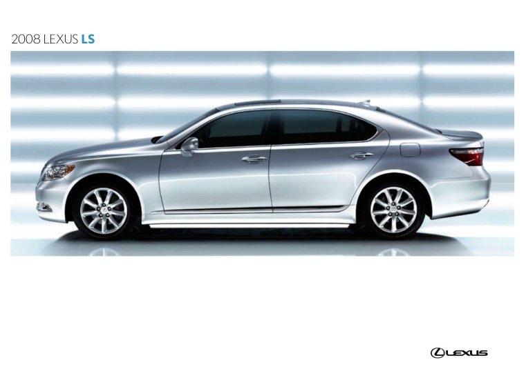 Lexus LS Sedan 2008 A4 Photo Print