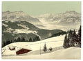 Leysin II Nand Canton of Vintage A4 Photo Print