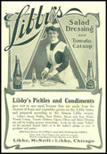 Libby Salad Bottles Vintage Retro Advert Ads A4 Photo Print