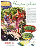 Libbys Vegetables Harvest Vintage Retro Advert Poster A4 Photo Print