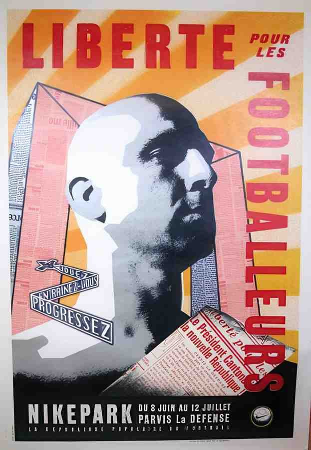 LiberteFootball Vintage Advert A4 Photo Print
