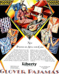 Liberty Pajamas Luxury Vintage Retro Advert Poster A4 Photo Print
