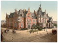 Library Exchange Leipsig Saxony Vintage A4 Photo Print