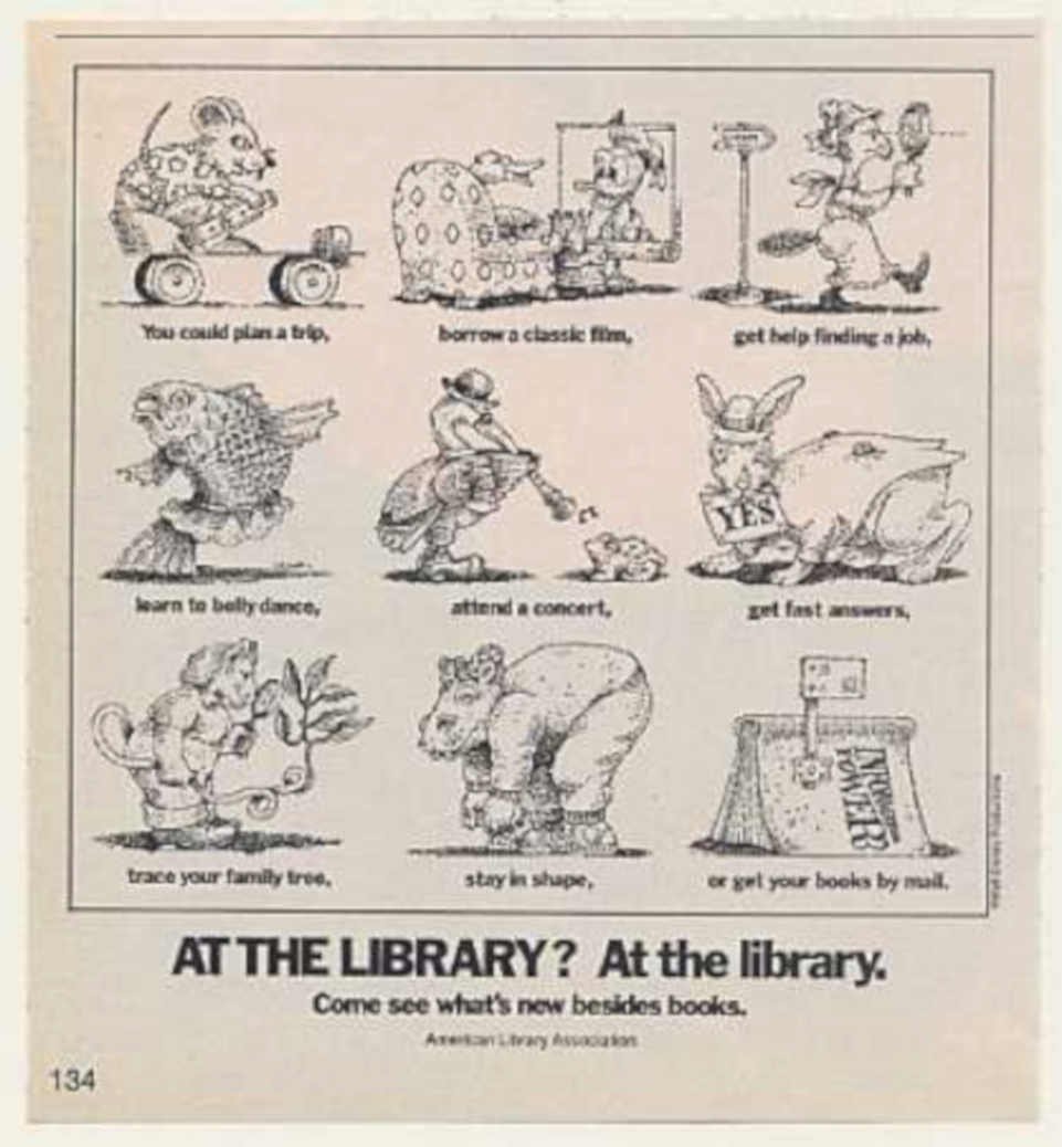 Library Mice Scenes Vintage Retro Advert Ads A4 Photo Print