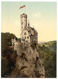 Lichtenstein Castle Wurtemburg Vintage A4 Photo Print