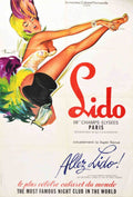 Lido Paris Nightclub Vintage Retro Advert Poster A4 Photo Print