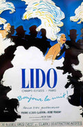 LidoBonjourNuit Advert A4 Photo Print