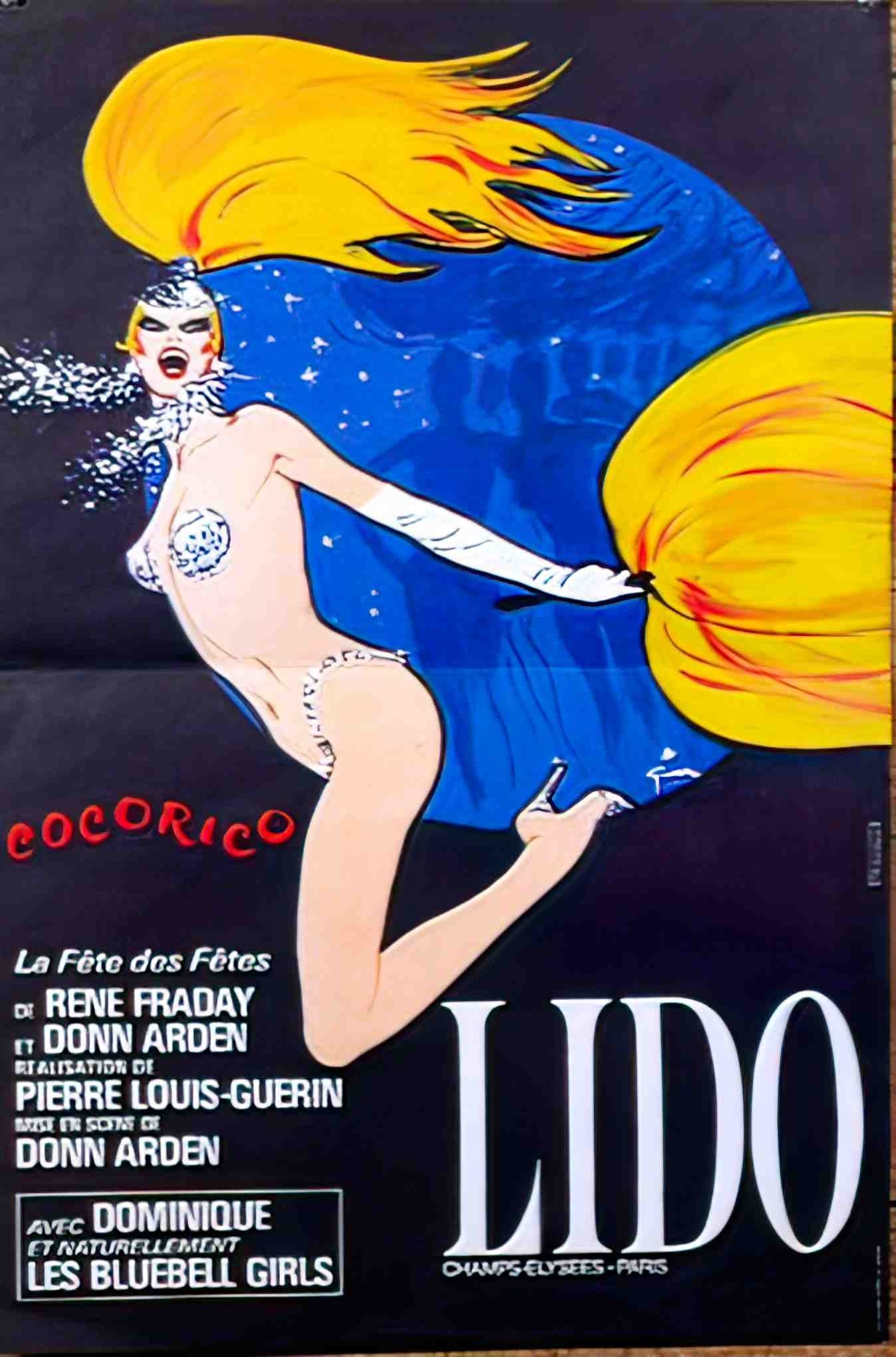 LidoCocorico Advert A4 Photo Print