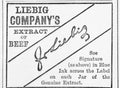 Liebig Beef Label Vintage Retro Advert Poster A4 Photo Print