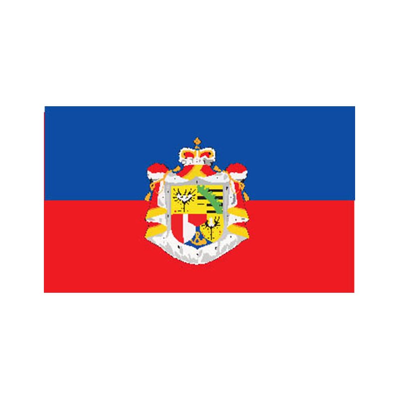 Liechtenstein State Flag N7023 A4 Photo Print