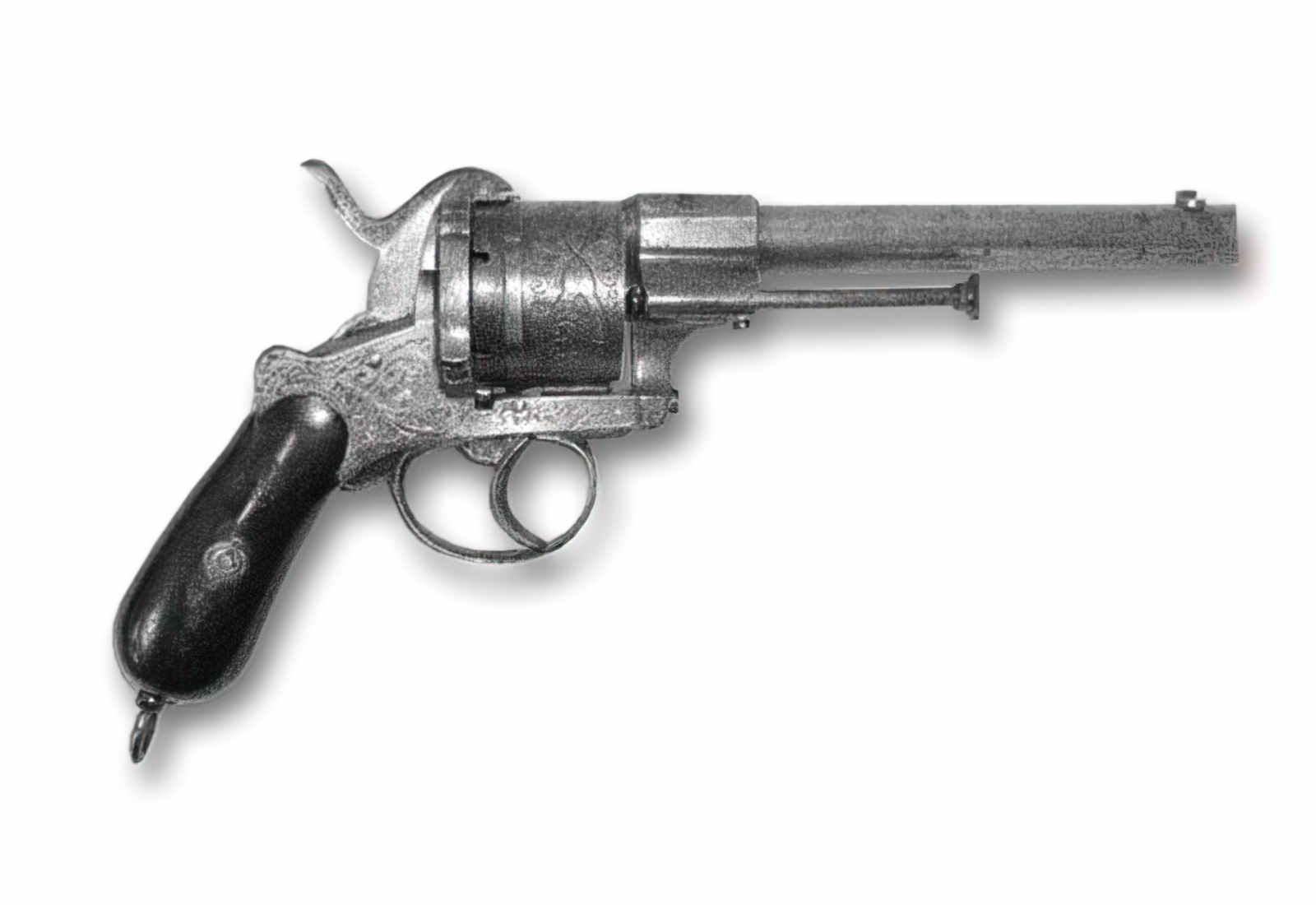 Liege Model 1869 Pinfire Revolver A4 Photo Print