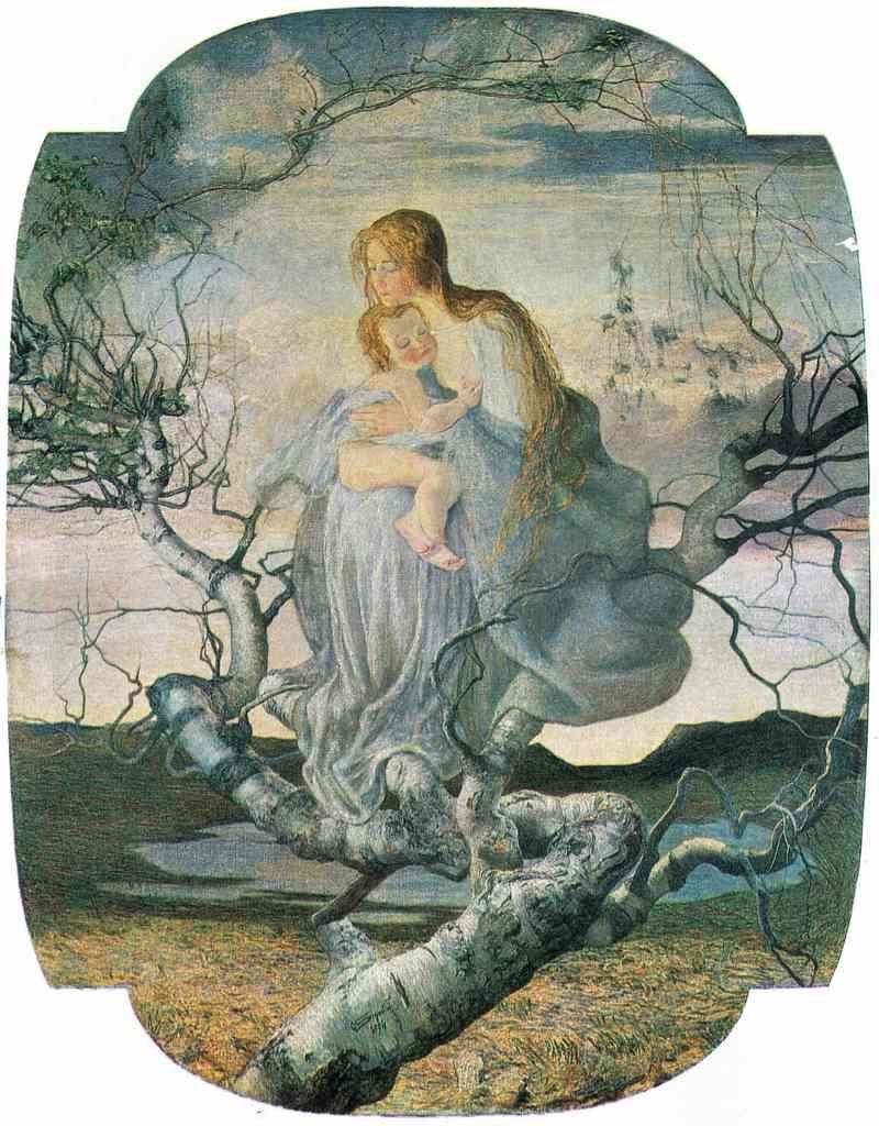 Life Angel 2 Giovanni Segantini Symbolism A4 Photo Print